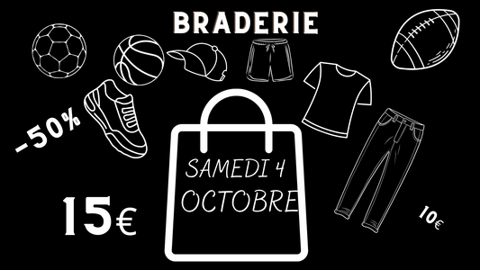 Braderie Samedi 4 Octobre