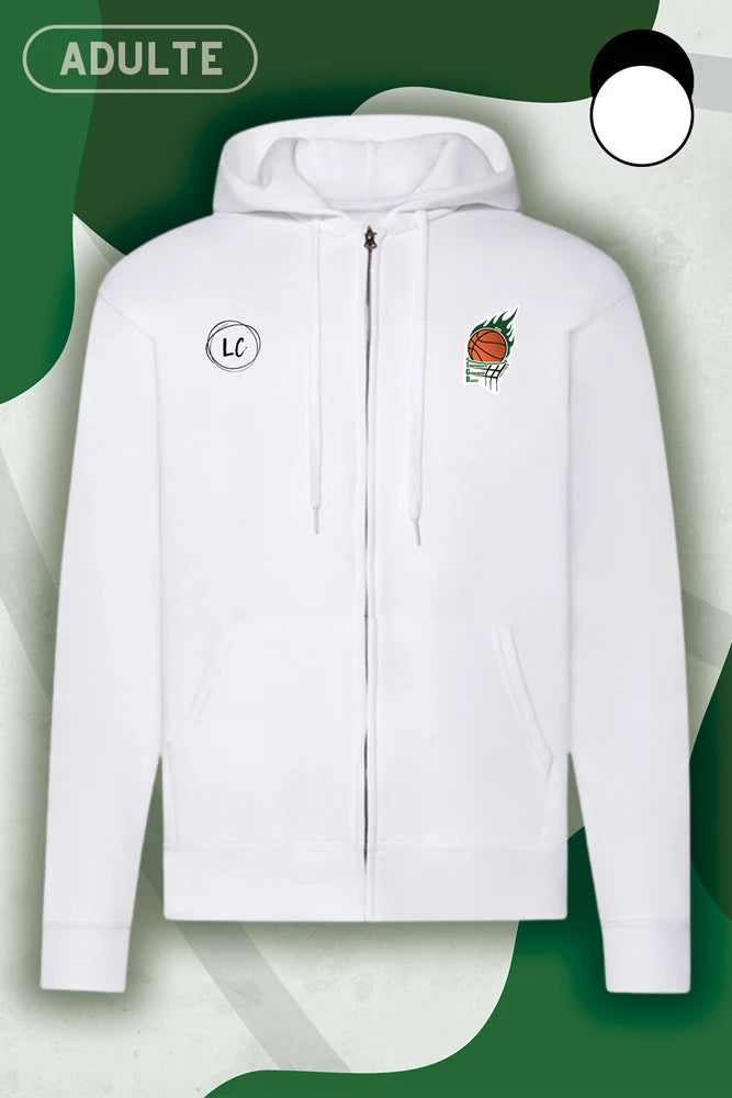 IGB Veste à capuche zippée