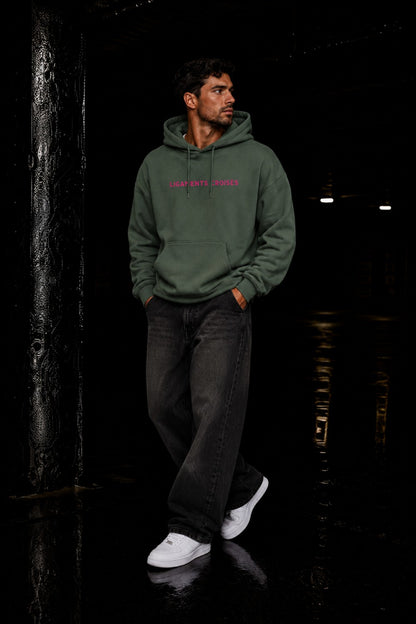 Sweat Néon Hiver Vert