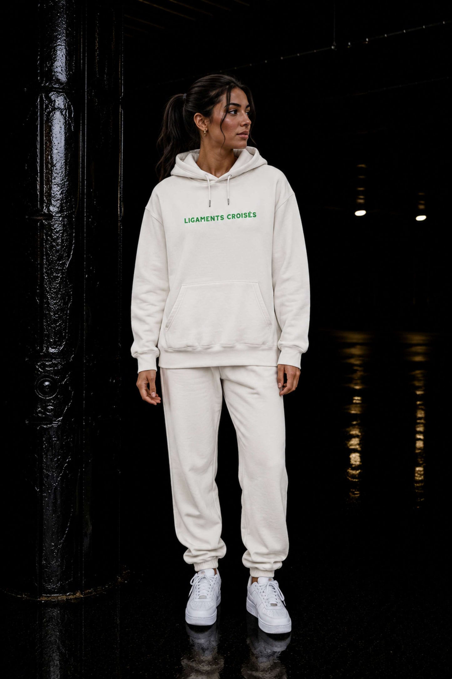 Sweat Néon Hiver Blanc