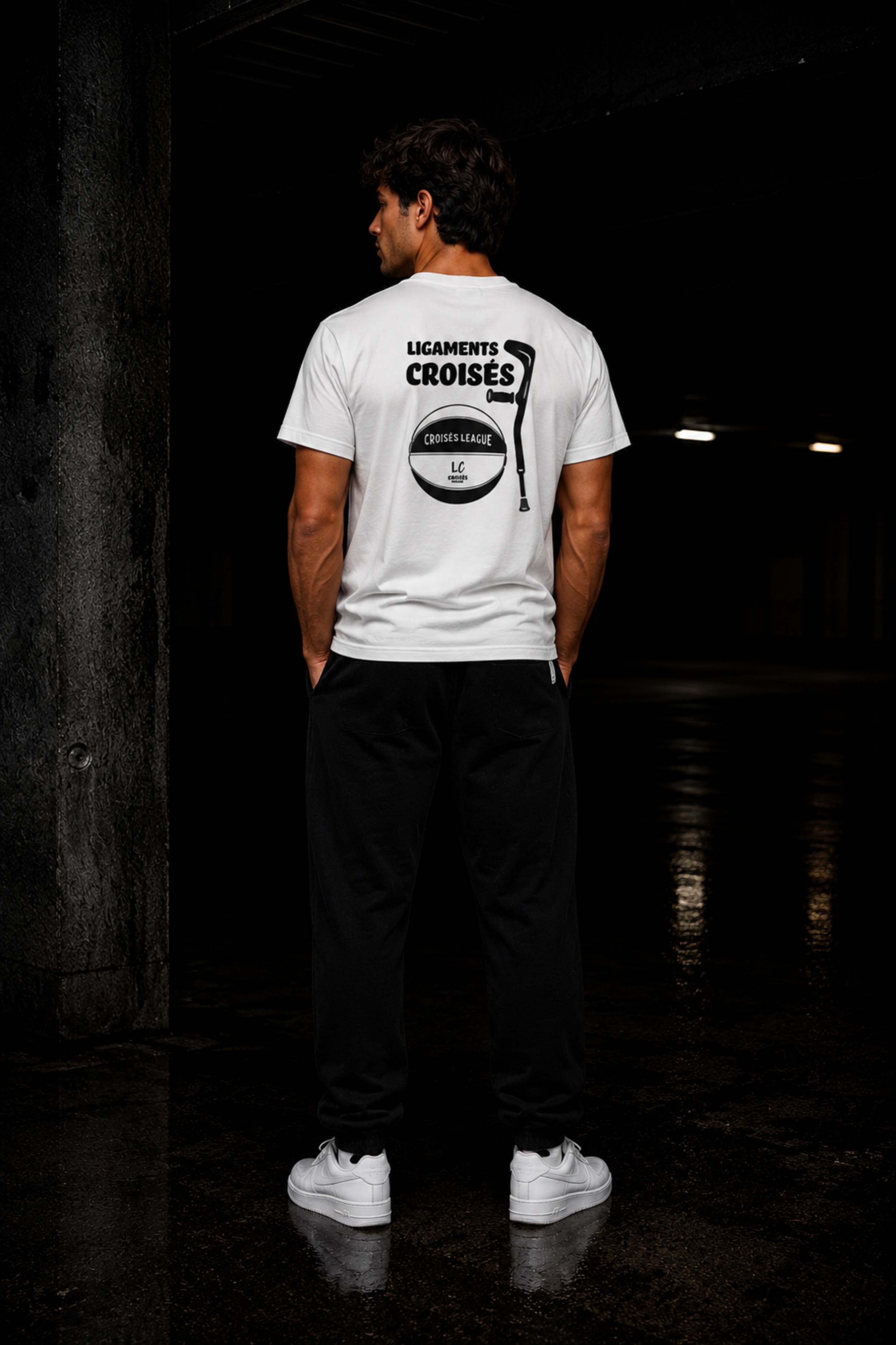 T-shirt Croisés League Basket