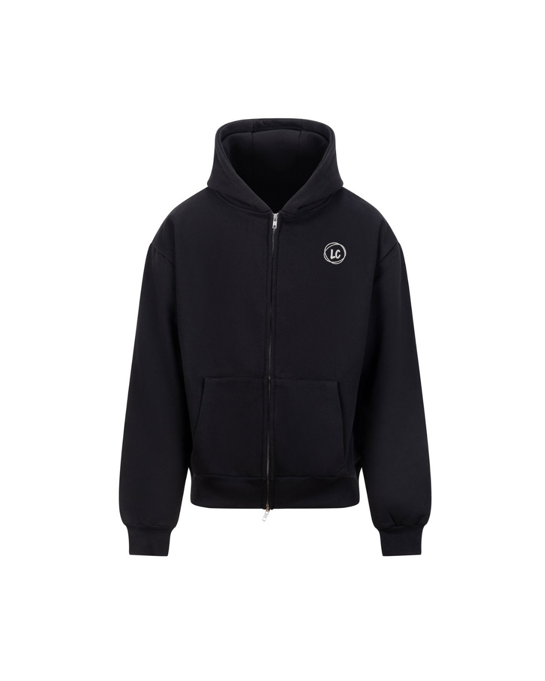 Veste zippée à capuche LC Noir