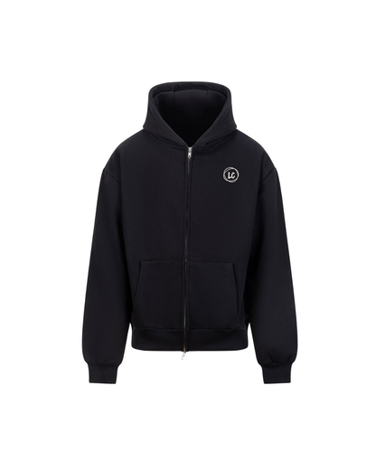 Veste zippée à capuche LC Noir