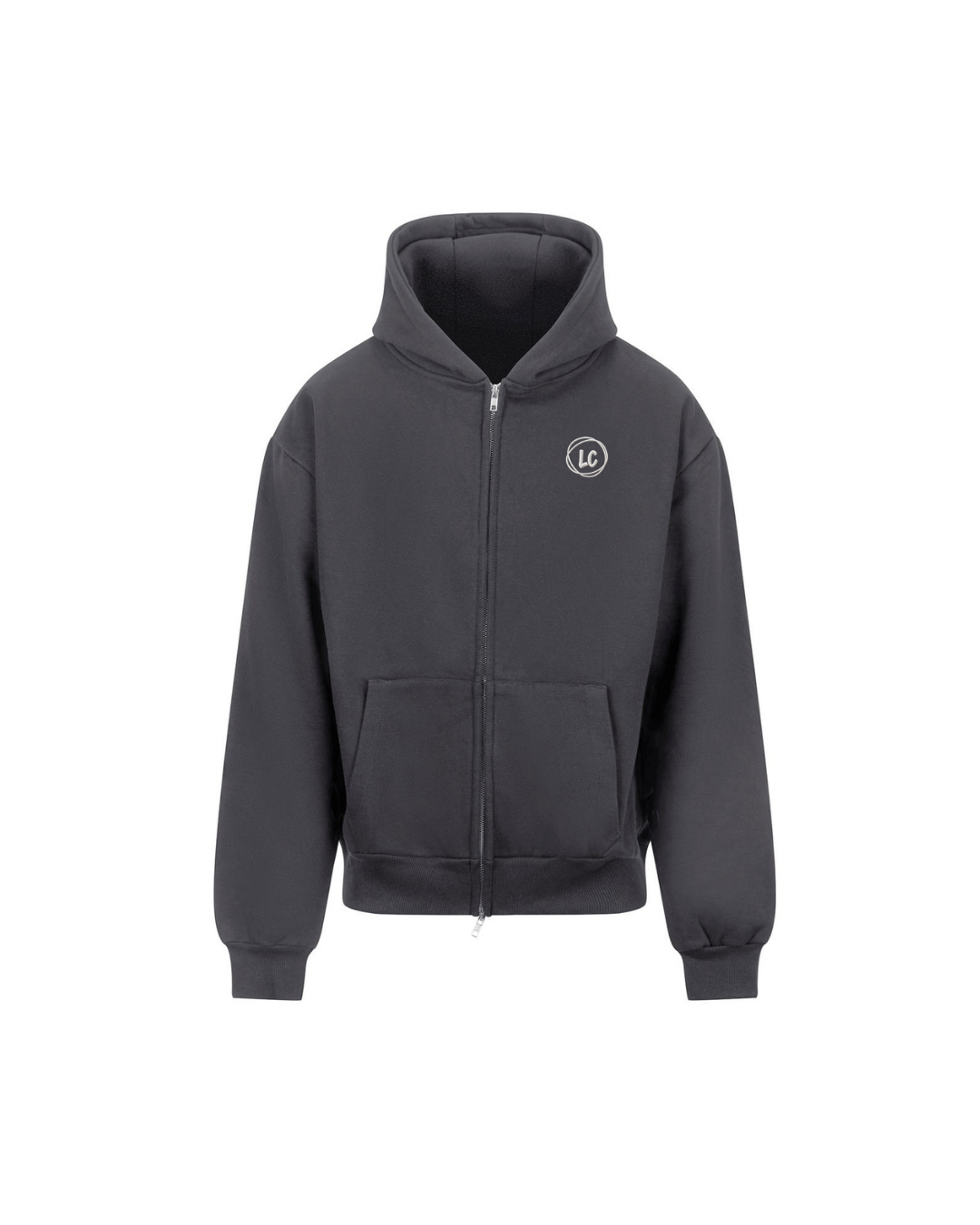 Veste zippée à capuche LC Gris Anthracite