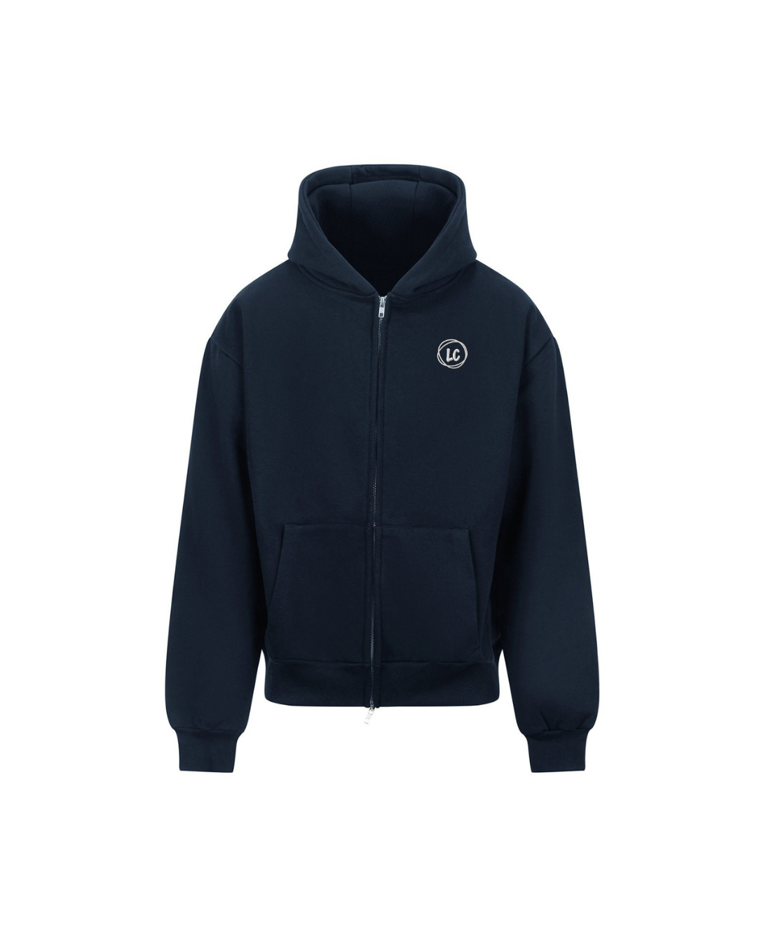 Veste zippée à capuche LC Bleu Marine