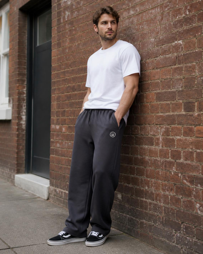 Jogging large LC Gris Anthracite porté homme