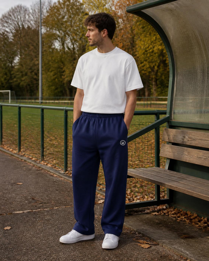 Jogging large LC Bleu Marine porté homme