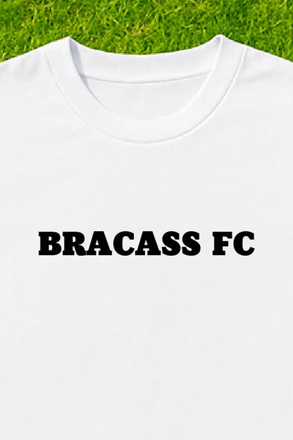 T-shirt Bracass-FC Le Classic Blanc Noir