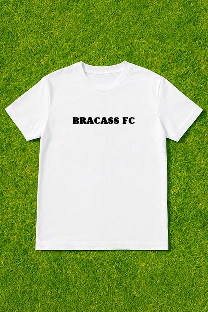 T-shirt Bracass-FC Le Classic Blanc Noir