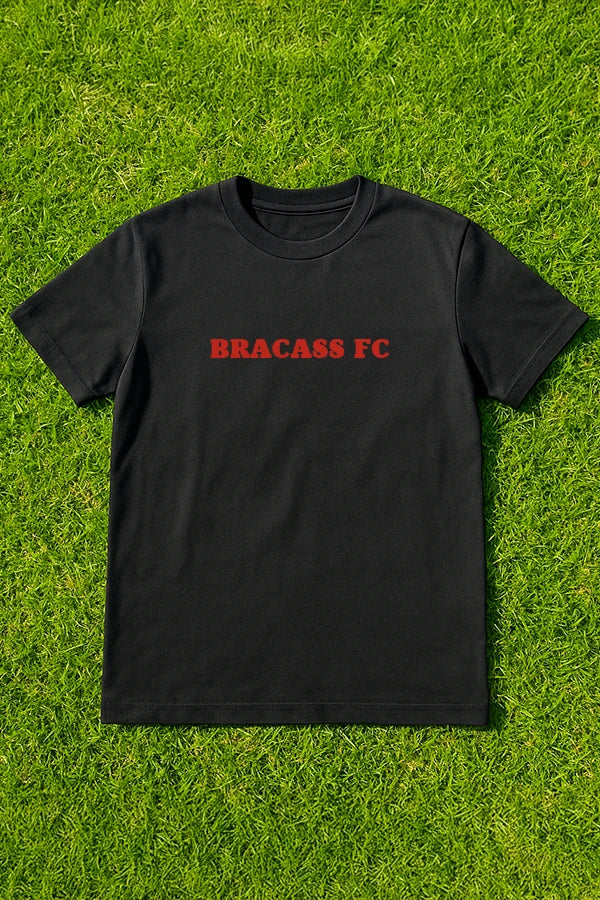 T-shirt Bracass-FC Le Classic Noir rouge