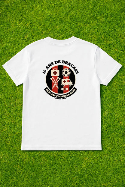 T-shirt Bracass-FC Le 15ans Blanc