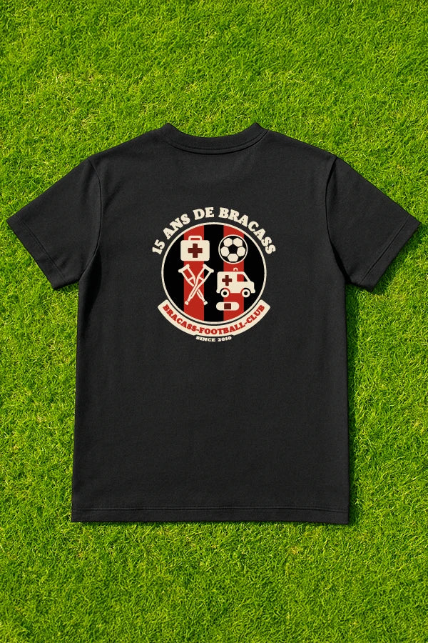 T-shirt Bracass-FC Le 15ans Noir