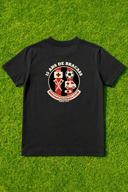 T-shirt Bracass-FC Le 15ans Noir