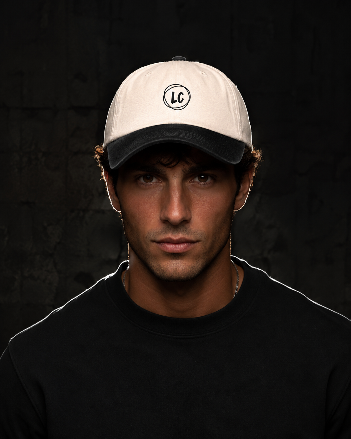 Casquette - Ecru Noir - Face