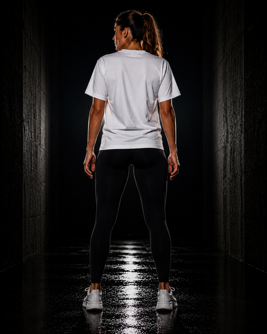 Legging flex - Noir - Mannequin dos (T-shirt)