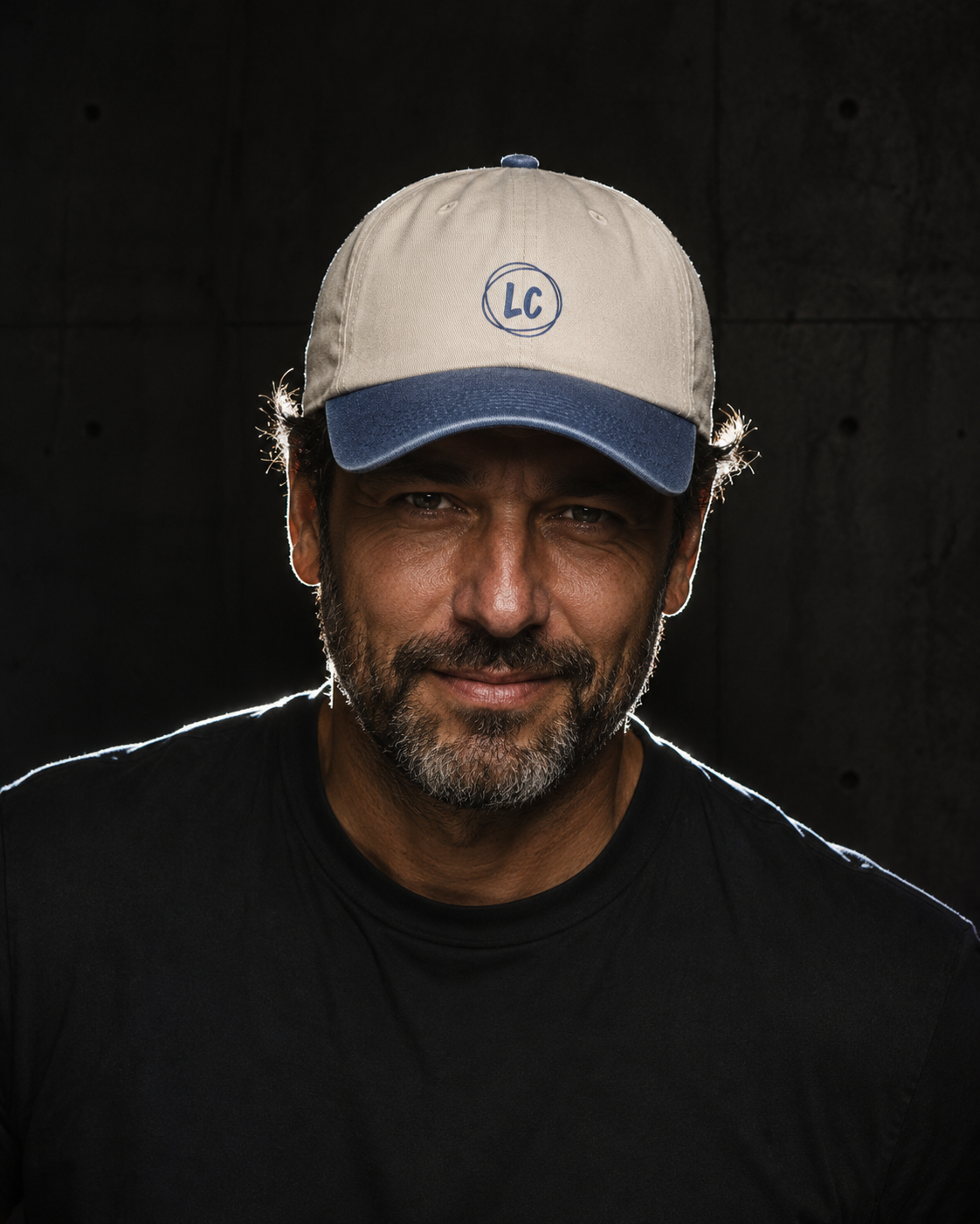 Casquette Vintage - Ecru Jean - Logo rond - Porte