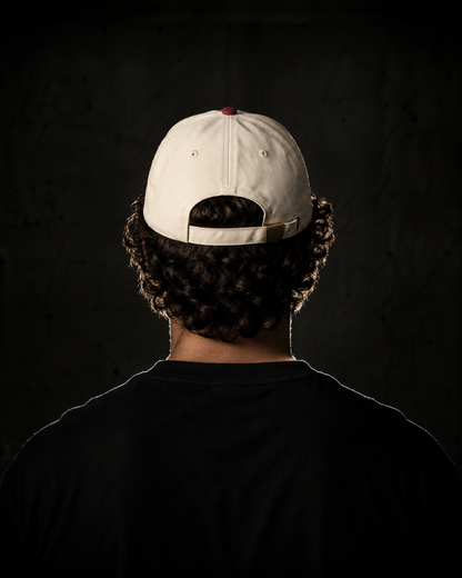 Casquette - Ecru Rouge - Dos