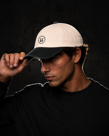 Casquette - Ecru Noir - Profil