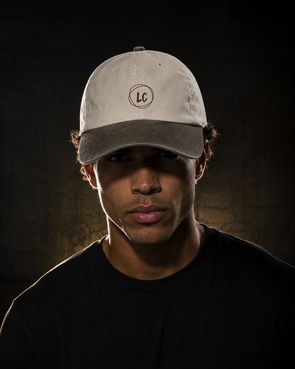 Casquette Vintage - Ecru Marron - Face