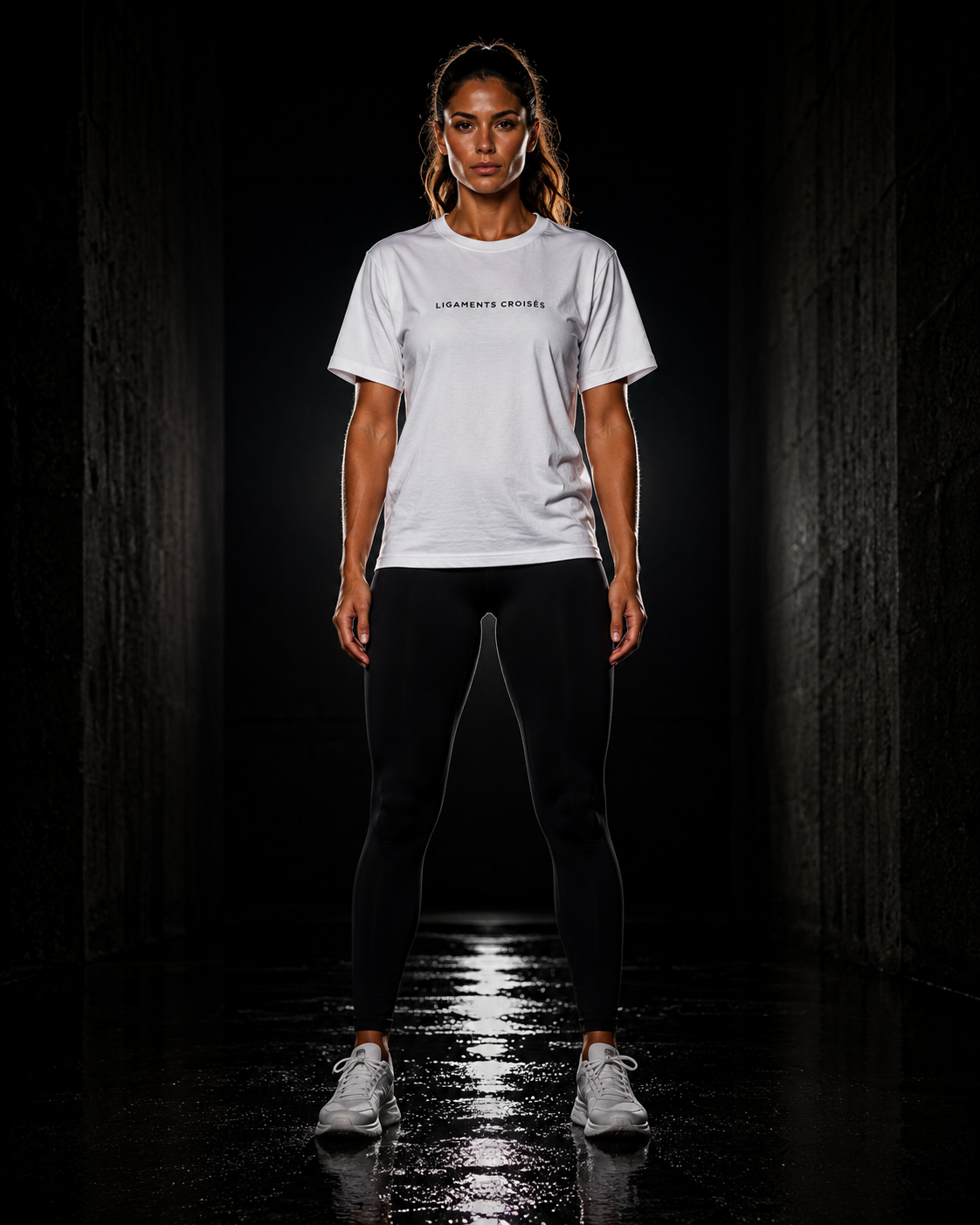 Legging flex - Noir - Mannequin face (T-shirt)