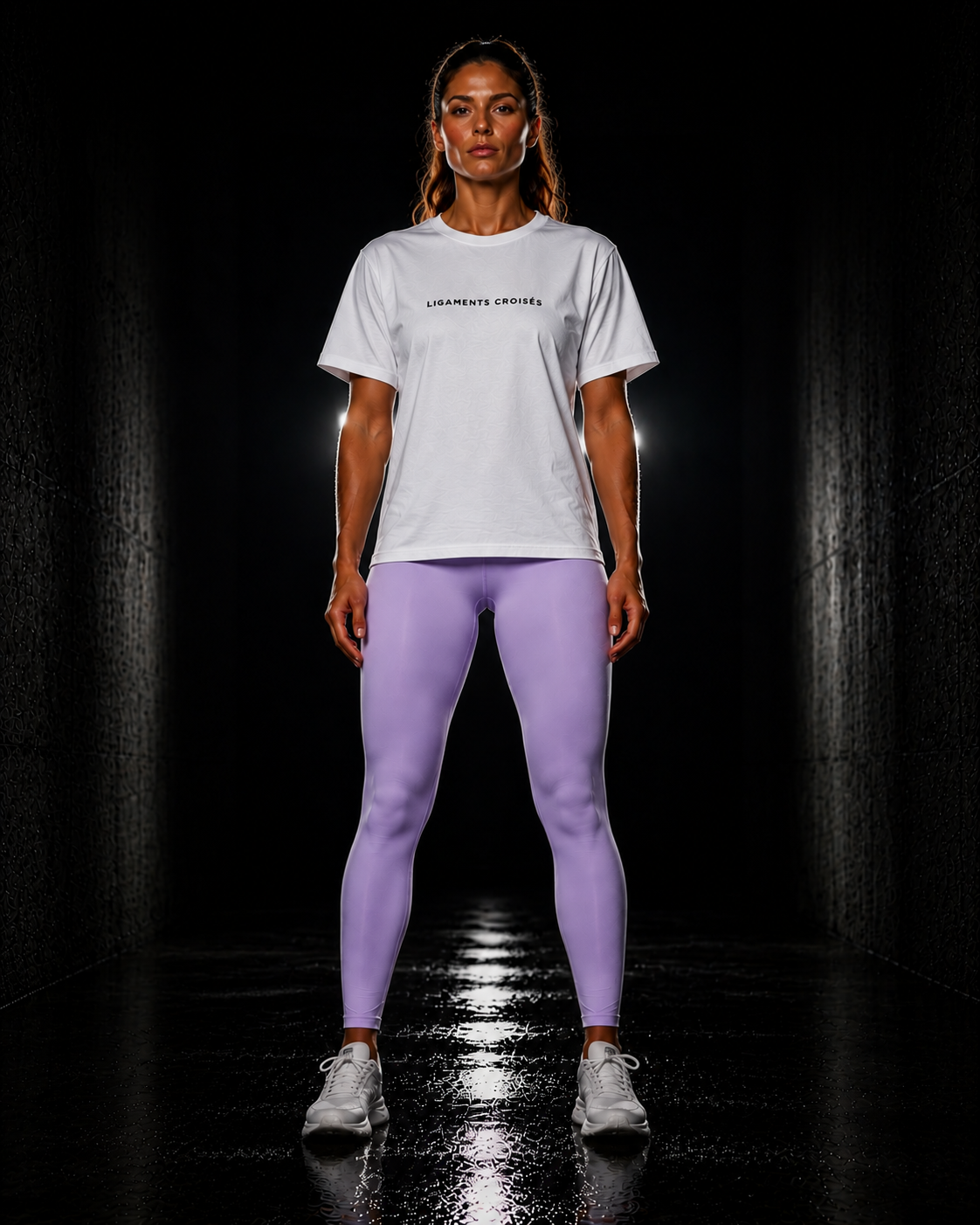 Legging flex - Lilas - Mannequin face (T-shirt)