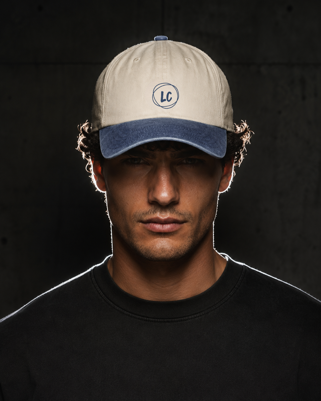 Casquette Vintage - Ecru Jean - Face