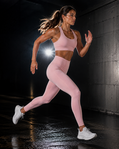Legging flex - Rose Clair - Profil