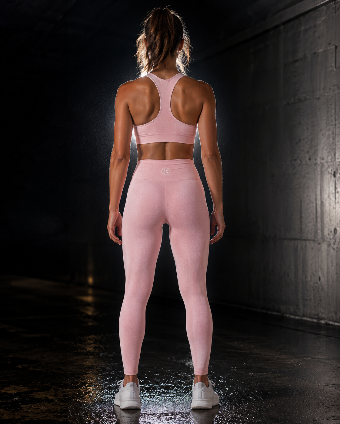 Legging flex - Rose Clair - Dos