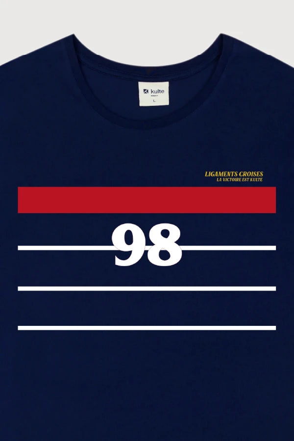 T-shirt 98 LC x Kulte Bleu Marine