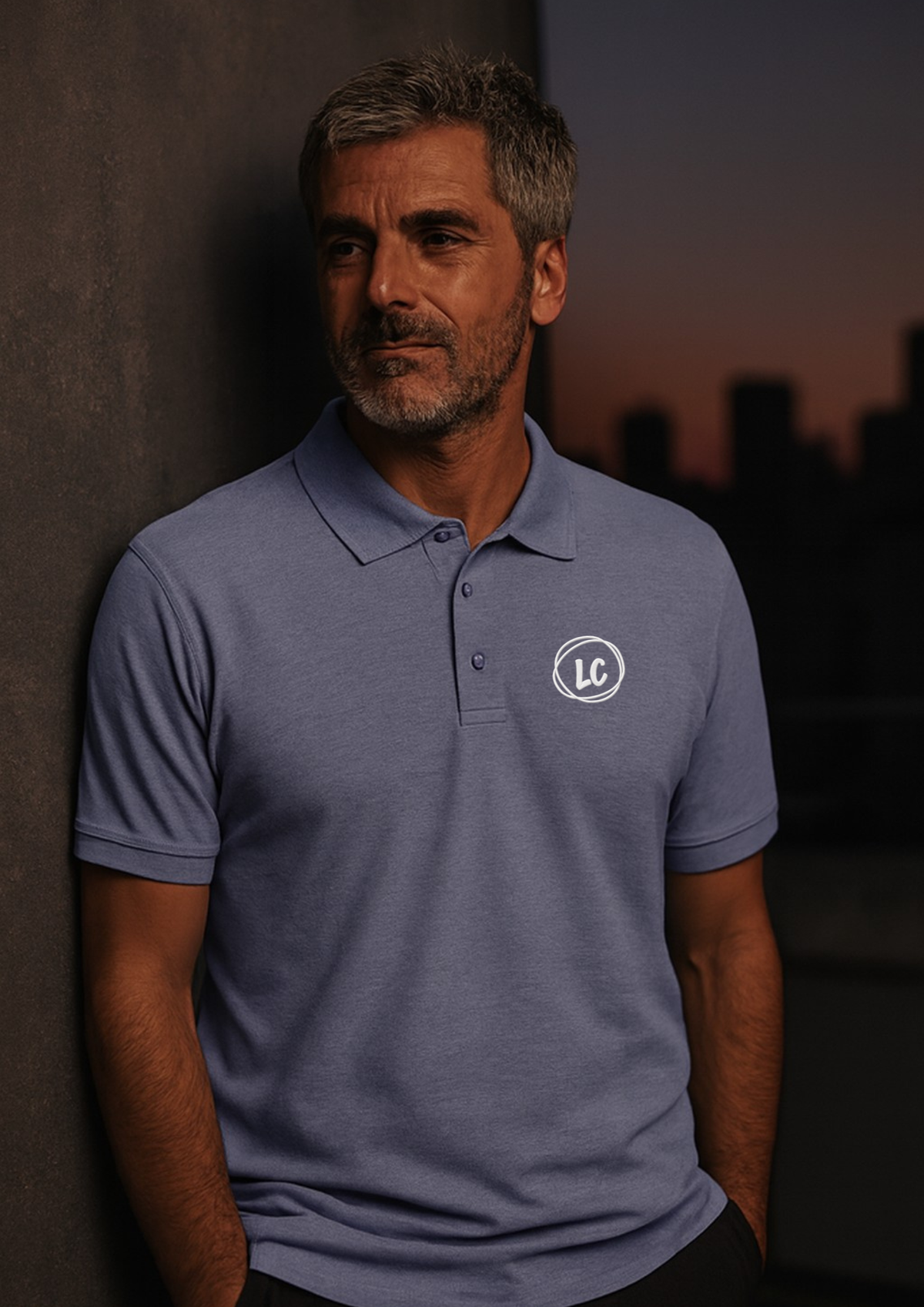 Polo Classique LC Bleu Chiné